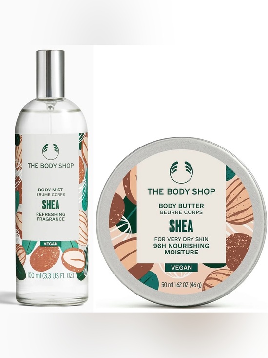 The Body Shop Other - Body Shop Shea Butter Body Mist Spray & Body Butter Moisturizer Duo